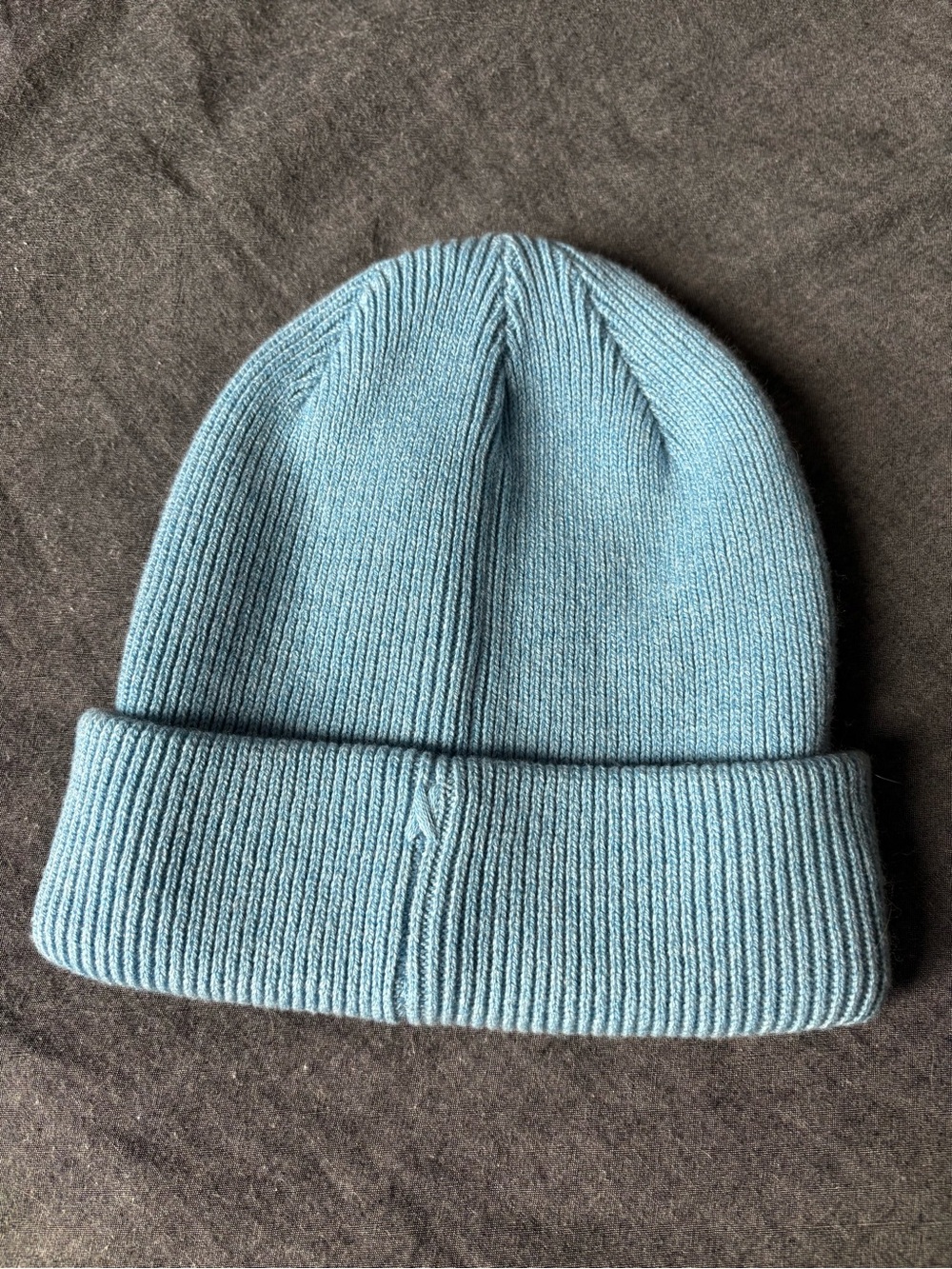 Blue Alex Mill Ribbed Beanie - Picture 2 of 4